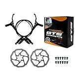 Freio A Disco Hidraulico GTS Super Com Discos E Suporte Par