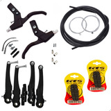 Freio Bike V brake C Manete Cabos E Capas De Naylon sapata