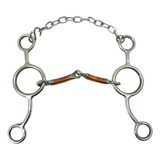 Freio Bridao Levantador Bola Inox Bocal Cobreado 3 Argolas