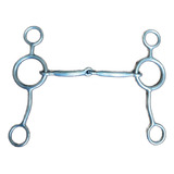 Freio Bridão Levantador Bolinha De Inox Bocal Liso De Ferro