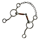 Freio Bridão Levantador Bolinha Inox Bocal Liso Cobreado