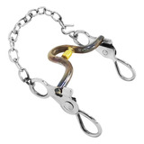 Freio Cavalo Agua Choca Original Inox Com Bocal Ferro