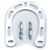 Freio De Bicicleta Ferradura Booster V brake Alumínio Prata