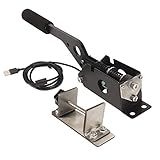 Freio De Mão USB De 64 Bits Freio De Mão PC Para Jogos De Corrida SIM Com Cabo USB E Punho Compatível Com G27 G29 G920 T500 T300 Simular Freio De Mão Linear Com Clipe De Fixação