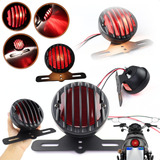 Freio Lanterna Suporte Placa Moto Universal Custom Cafe Race