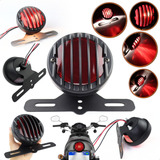 Freio Lanterna Suporte Placa Moto Universal Custom Cafe Race