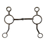 Freio Levantador Bolinha Inox Bocal Bridão De Ferro Liso