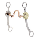 Freio Maluco Perna Chata Inox Bocal Com Banho Cobre Bregei