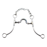 Freio Maluquinho Inox Bocal Articulado Para Cavalos Muares 