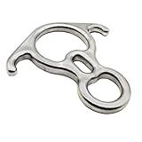 Freio Oito Em Aço Inox Resgate 50KN Marca USClimb