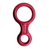 Freio Oito Vermelho Fosco Para Rapel Alpen Pass