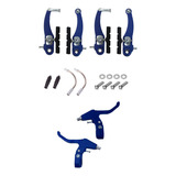 Freio V brake Nylon Colorido Bike Aro 20 24 26 Kit Completo