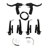 Freio Vbrake Nylon Bicicleta Aro 20 24 26 Kit Completo Logan
