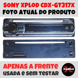 Frente Cd Player Sony Xplod Cdx gt317x  não Testada 