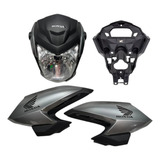 Frente Frontal C Asa Fan start cargo 160 2023 Prata Iron