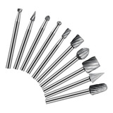 Fresa E Lima Rotativa P micro Retifica Dremel 1 8 Kit C 10pc