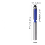 Fresa Rolamento 6mm Reta Cnc Router Tupia spindle Usinagem