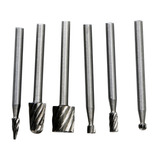 Fresa Rotativa P micro Retifica 1 8 Kit C 6 Pç