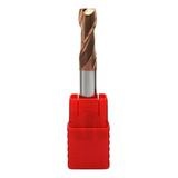 Fresa Topo Metal Duro 4mm 2 Cortes Com Cobertura Tialn Hrc55