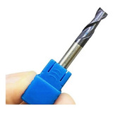 Fresa Topo Metal Duro 4mm 2 Cortes Com Cobertura Tialn