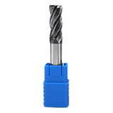 Fresa Topo Metal Duro 5mm 4 Cortes Com Cobertura Tialn