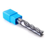 Fresa Topo Metal Duro 6mm 4 Cortes Com Cobertura Tialn 45hrc