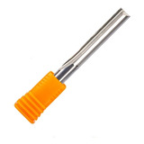 Fresa Topo Metal Duro 6mm X 22mm 2 Cortes Retos Mdf Full