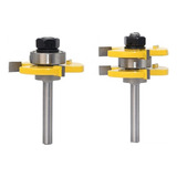 Fresa Tupia Macho Femea Para Tupia Manual Haste 6mm