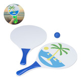 Frescobol De Madeira Praia Piscina Diversão Infantil Beach