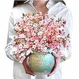 Freshcut Paper Cartões Pop-up- Flores De Cerejeira Japonesas- 30-5 Cm- Tamanho Natural- Buquê De Flores- Cartão Pop-up 3D- Cartões De Aniversário- Cartão De Notas Em Branco E Envelope