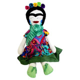Frida Kahlo Boneca De Pano Decorativa