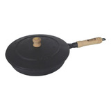Frigideira De Ferro 20 Cm Com Tampa De Ferro Rig Fundidos
