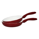 Frigideira Esmaltada Cerâmica 24cm Verde Frita Sem Óleo