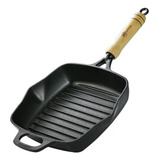 Frigideira Ferro Fundido Cook Grill Grelhar Carnes Legumes