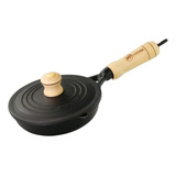 Frigideira Ferro Fundido Egg Pan Com Tampa 14 Cm Santana