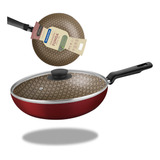 Frigideira Funda Antiaderente 24 Cm Com Tampa Tramontina