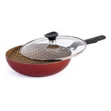 Frigideira Funda Antiaderente 24 Cm Com Tampa Tramontina