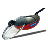 Frigideira Funda Loreto C Tampa 24cm Capa 2 2l Antiaderente