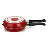 Frigideira Omeleteira Antiaderente N 18 Vermelho