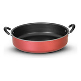 Frigideira Paella Extra Forte Antiaderente N 30 Tampa Vidro