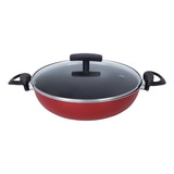Frigideira Panela Paella Caçarola Wok Antiaderente 26 Cm