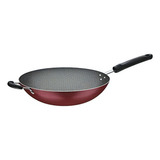 Frigideira Teflon Wok 36cm Vermelha Loreto Tramontina Cor Vermelho