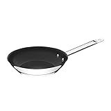 Frigideira Tramontina Professional Rasa Em Aço Inox Com Fundo Triplo Revestimento Interno Em Antiaderente Com Cabo 26 Cm 2 L