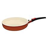 Frigideria Premier Le Cook 24cm Antiaderente Revestimento Cerâmica Laranja Com Cabo Destacável