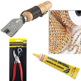 Frisador De Chinelos Eva Maquina De Frisar Kit Completo