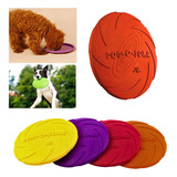 Frisbee Brinquedo Mini Disco De Borracha Cachorro Cães Pets