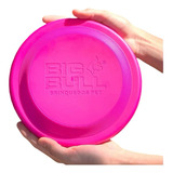 Frisbee Pet Brinquedo Cachorro Aerodinâmico Disco Big Bull G Cor Rosa