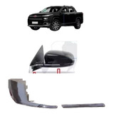 Friso Cromado Retrovisor Fiat Toro Original Lado Esquerdo