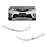 Friso Cromado Superior Farol Toyota Corolla 2015 2016 2017