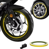 Friso Fita Roda Refletivo Moto Esportivo Com Aplicador